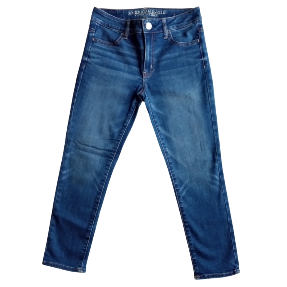 AMERICAN EAGLE Hi-Rise Jegging Crop Super Stretch